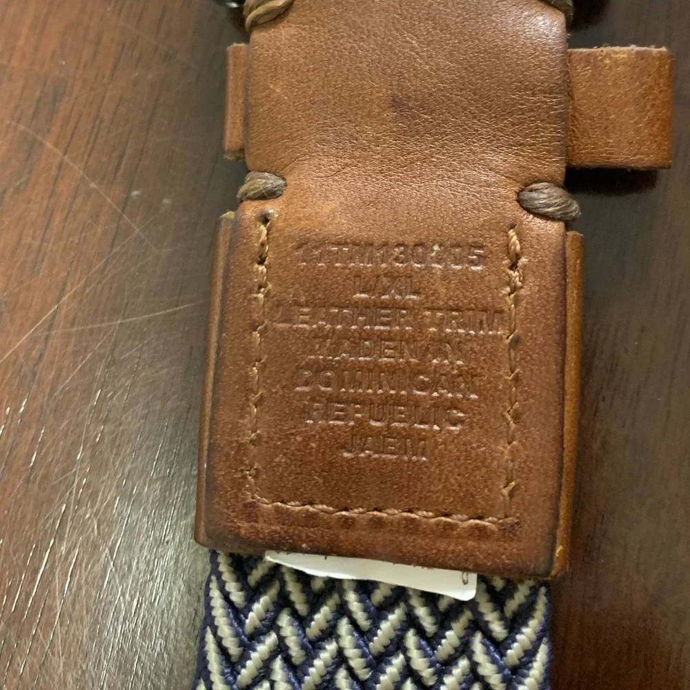 NWOT Tommy Bahama L/X Woven Leather‎ Casual Belt